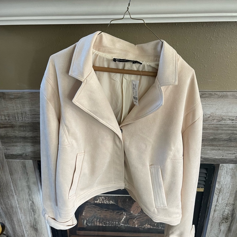 Moto style jacket🩵